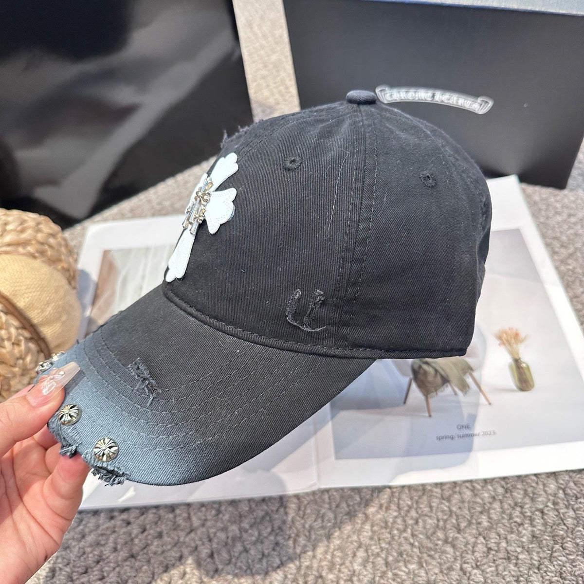 Black and Khaki Cap