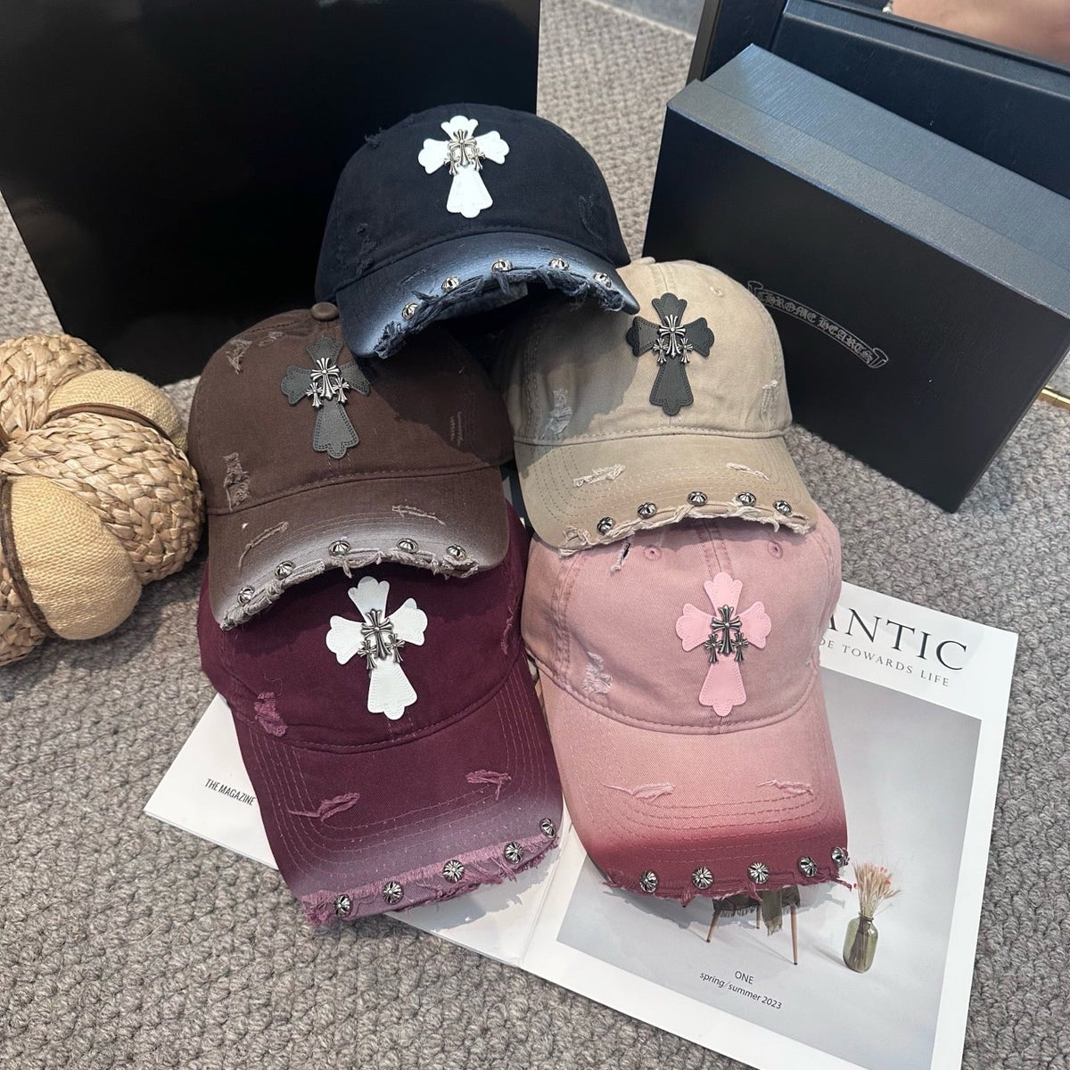 Black and Khaki Cap