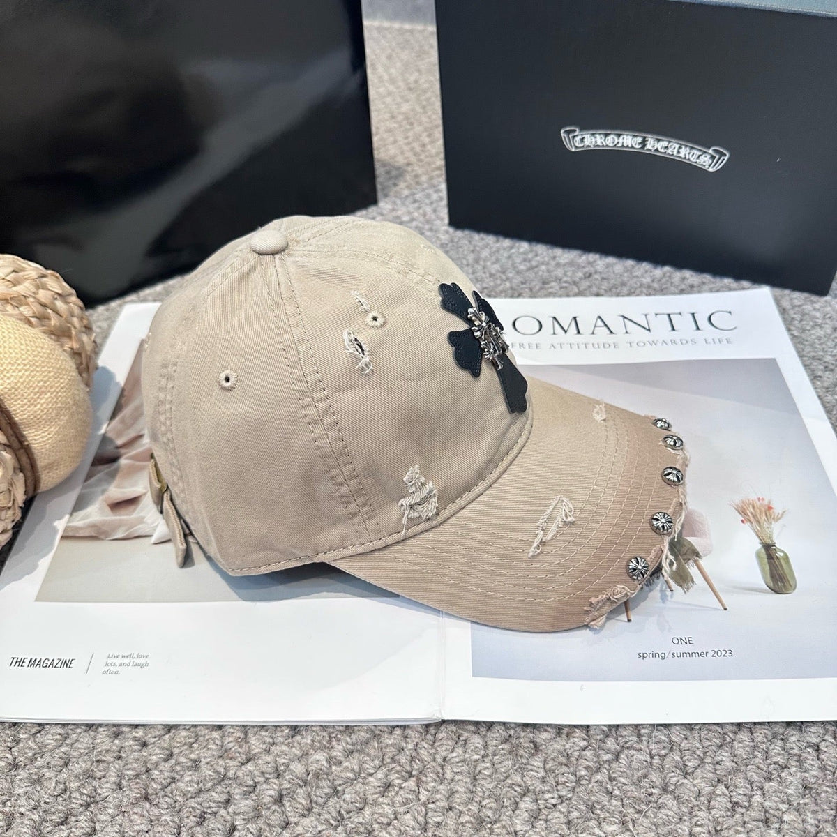 Black and Khaki Cap