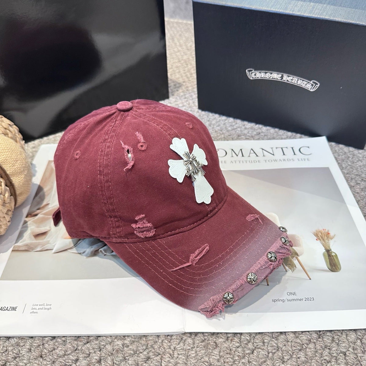 Black and Khaki Cap