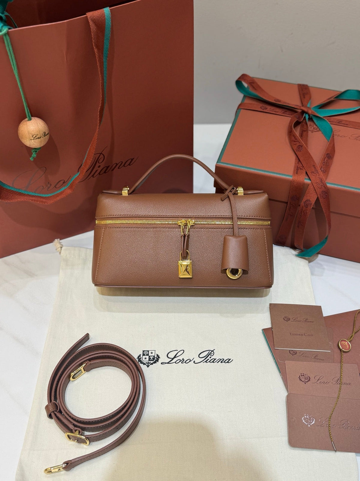 Black and Brown Bag