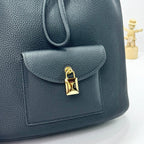 Black and Brown Bucket Bag