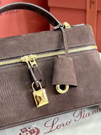 Dark Brown and Tan Bag
