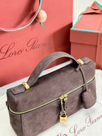 Dark Brown and Tan Bag