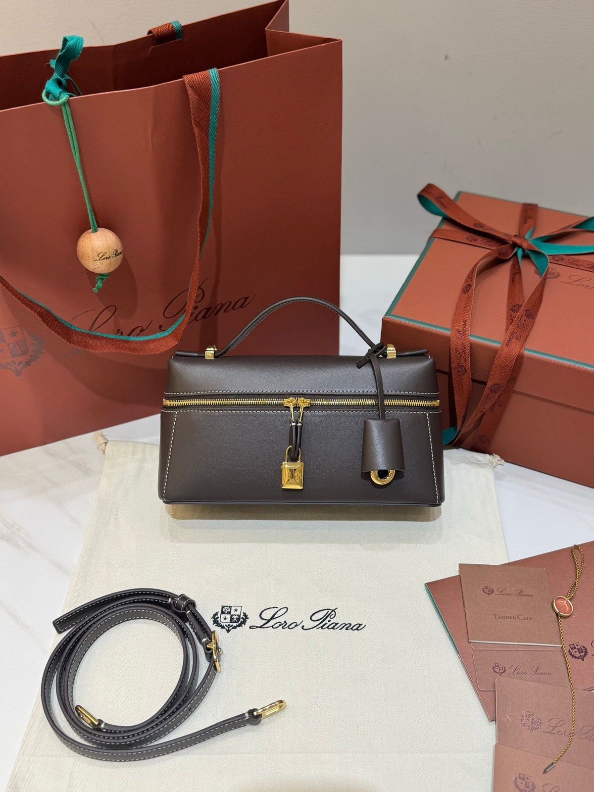 Black and Brown Bag