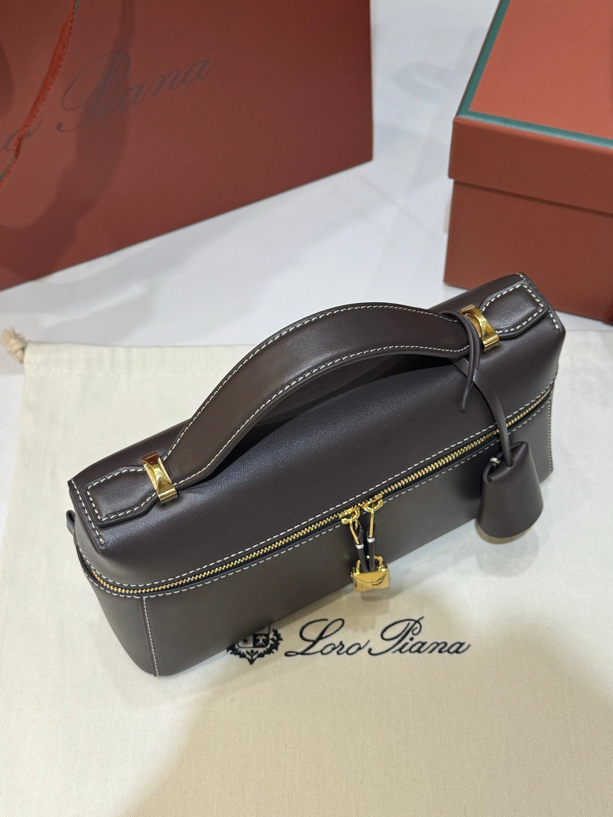 Black and Brown Bag