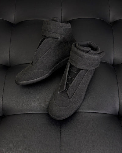 Dark Grey and White Sneakers