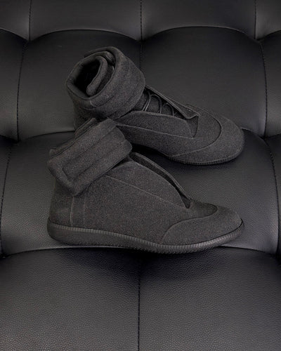 Dark Grey and White Sneakers