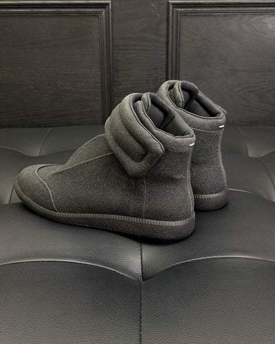Dark Grey and White Sneakers