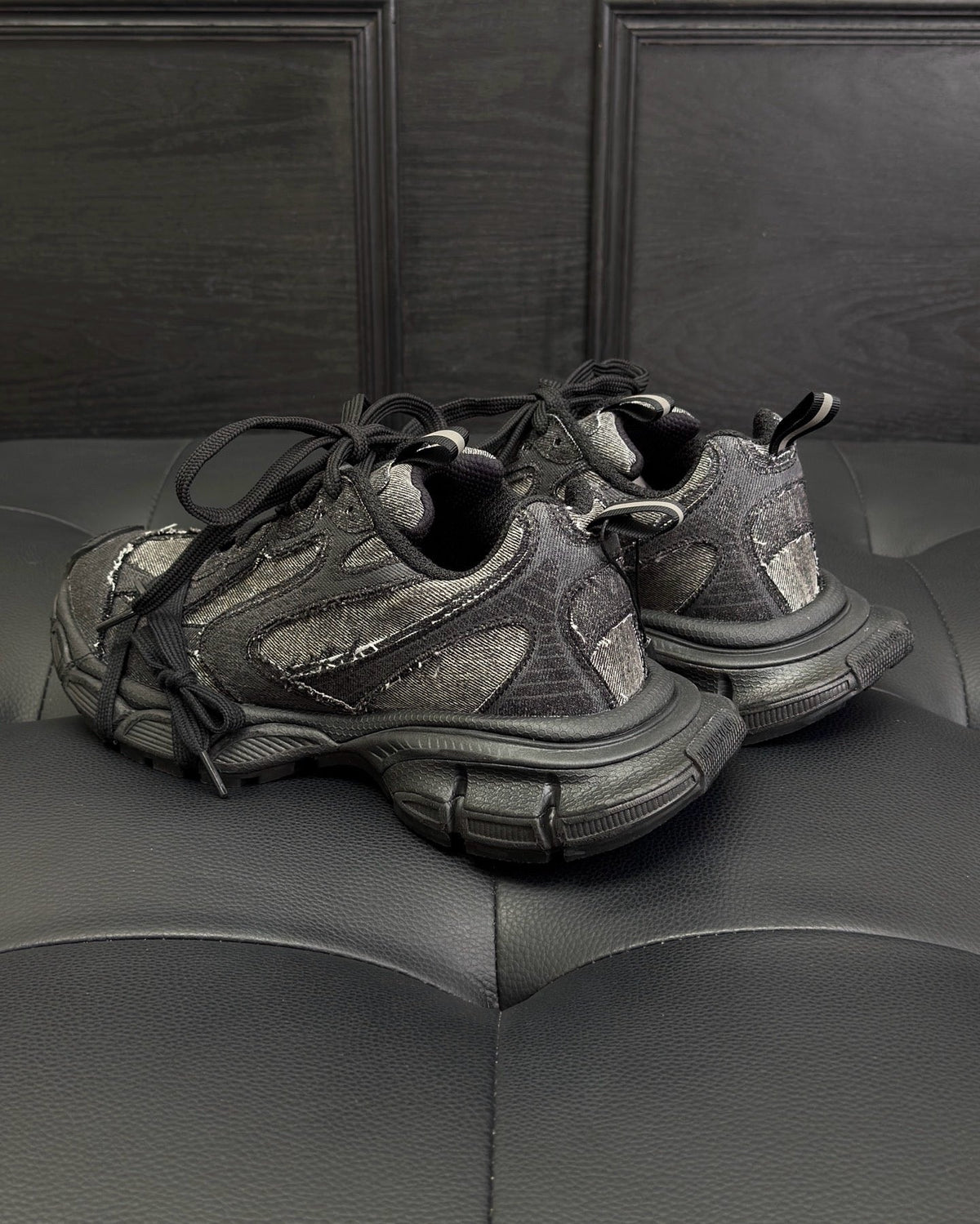 Black and Grey Sneakers