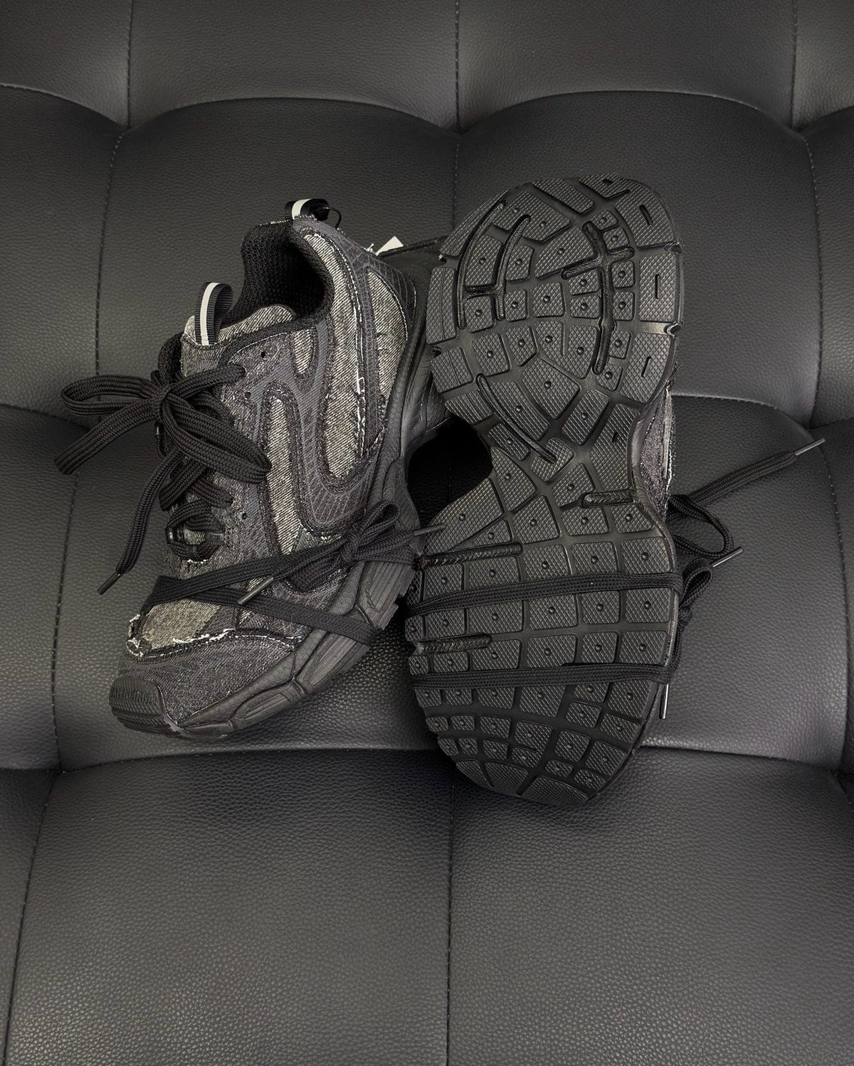 Black and Grey Sneakers