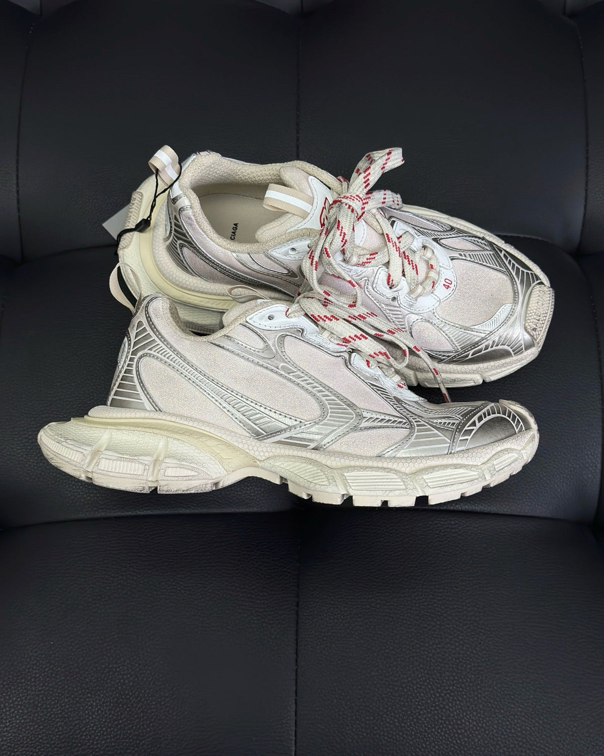 Panelled Runner Beige Sneakers