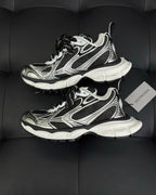 Caged Panel Runner Cream and Pink Sneakers