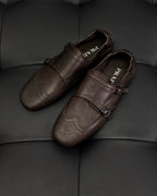 Dark Brown and Black Mules