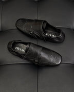 Brown Leather Double Buckle Monk - Men's