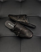 Dark Brown and Black Mules