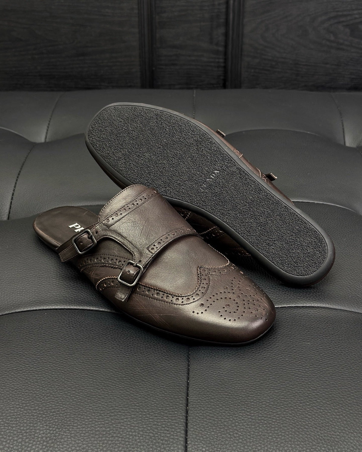 Dark Brown Mules