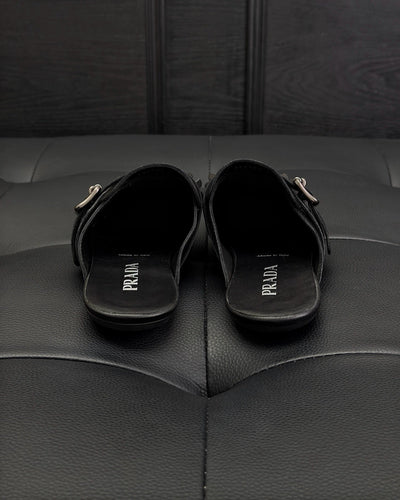Dark Brown and Black Mules
