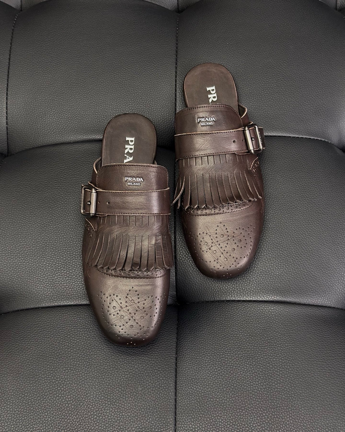 Dark Brown Mules