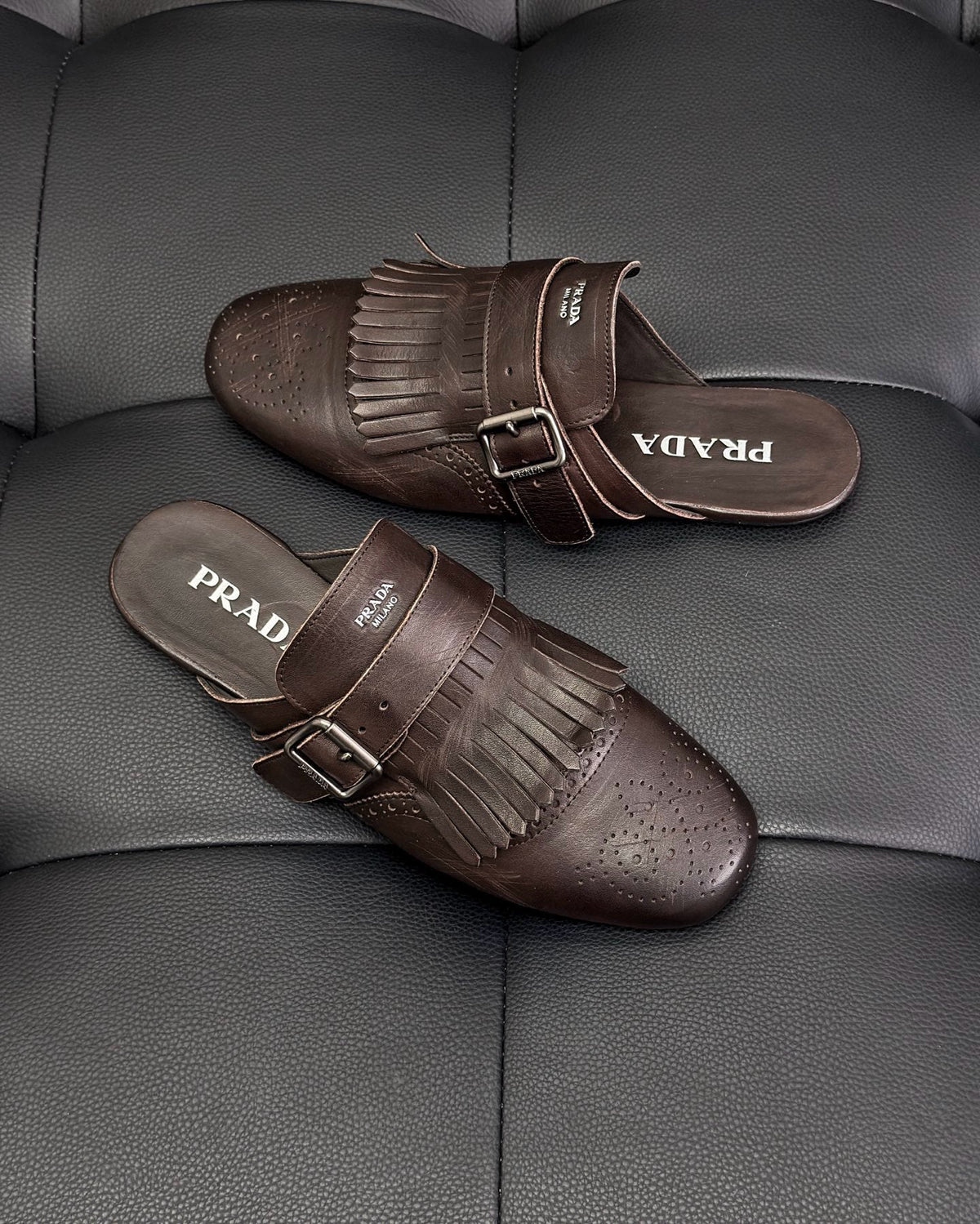 Dark Brown Mules