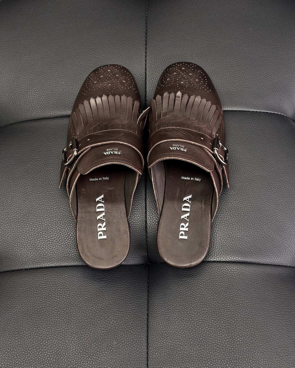 Dark Brown Mules