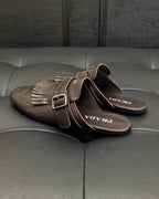 Dark Brown Mules