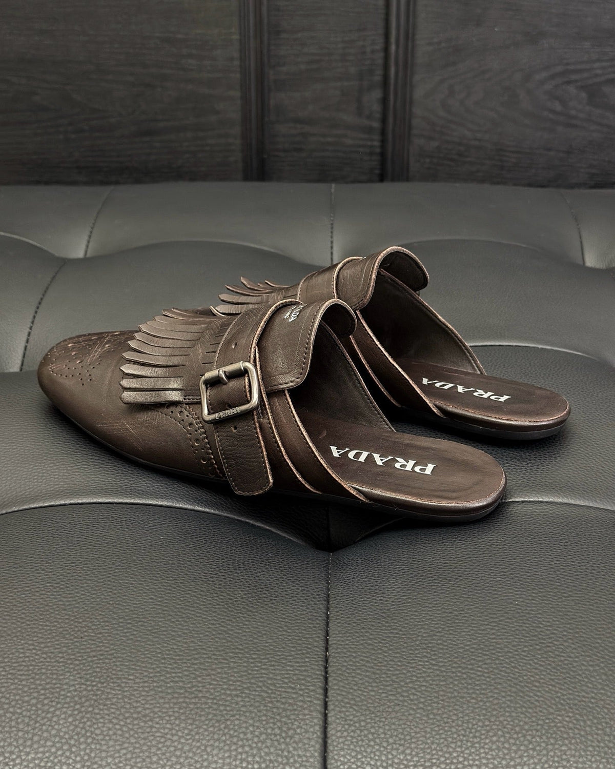 Dark Brown Mules