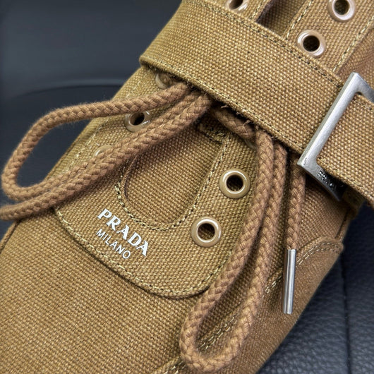 Camel Suede Double Buckle Monk - Men's