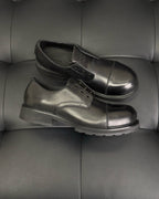 Black Derby Shoes - Men's