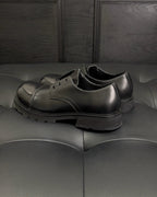 Black Derby Shoes - Men's