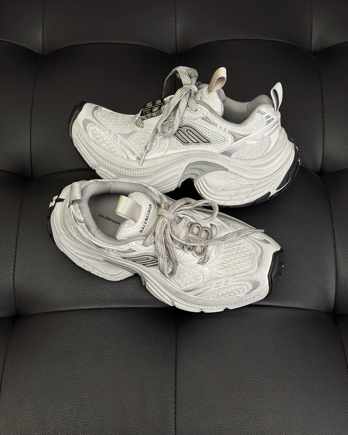 Black and White Sneakers