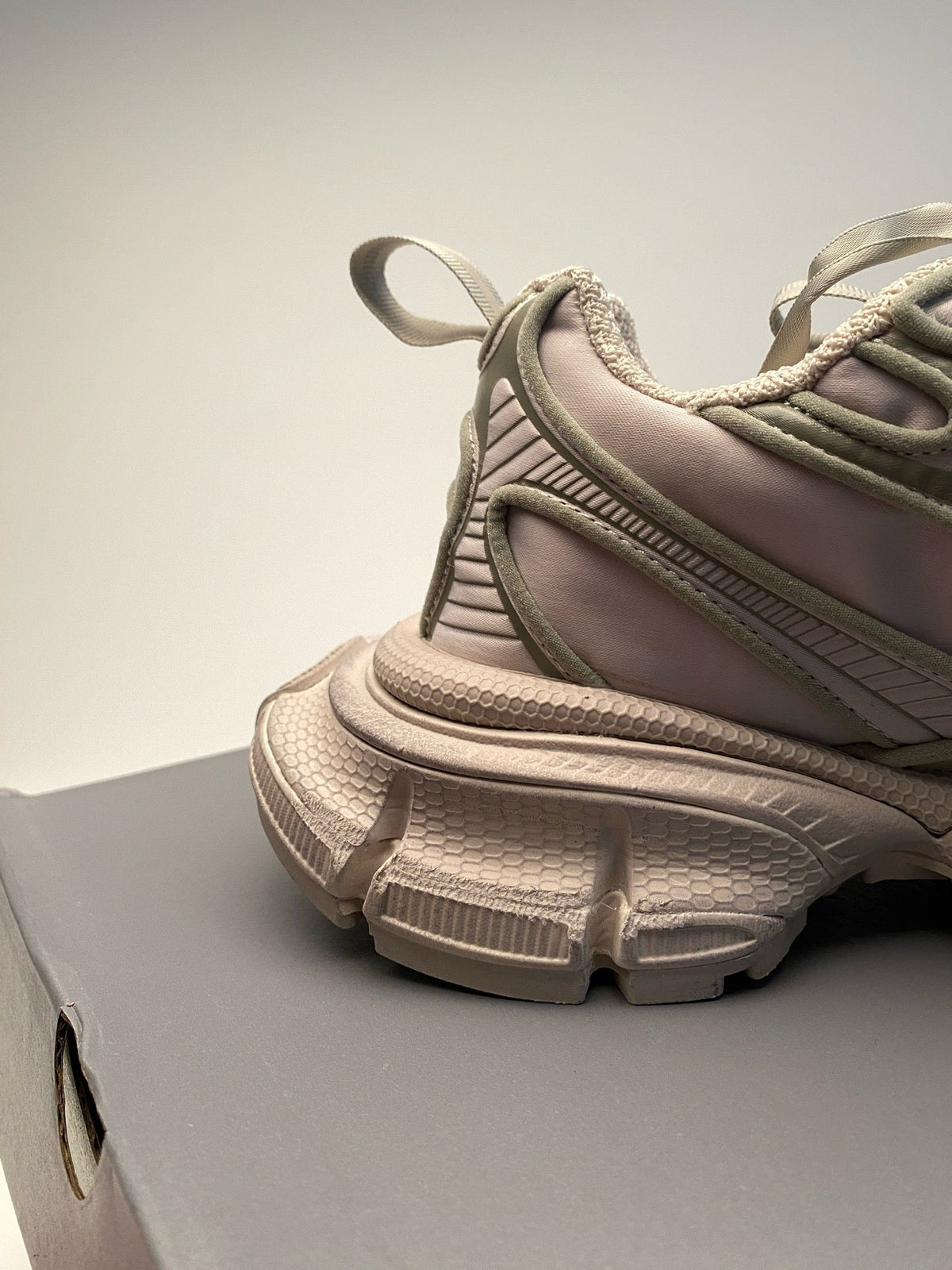 Pink Mesh Panelled Chunky - Women's