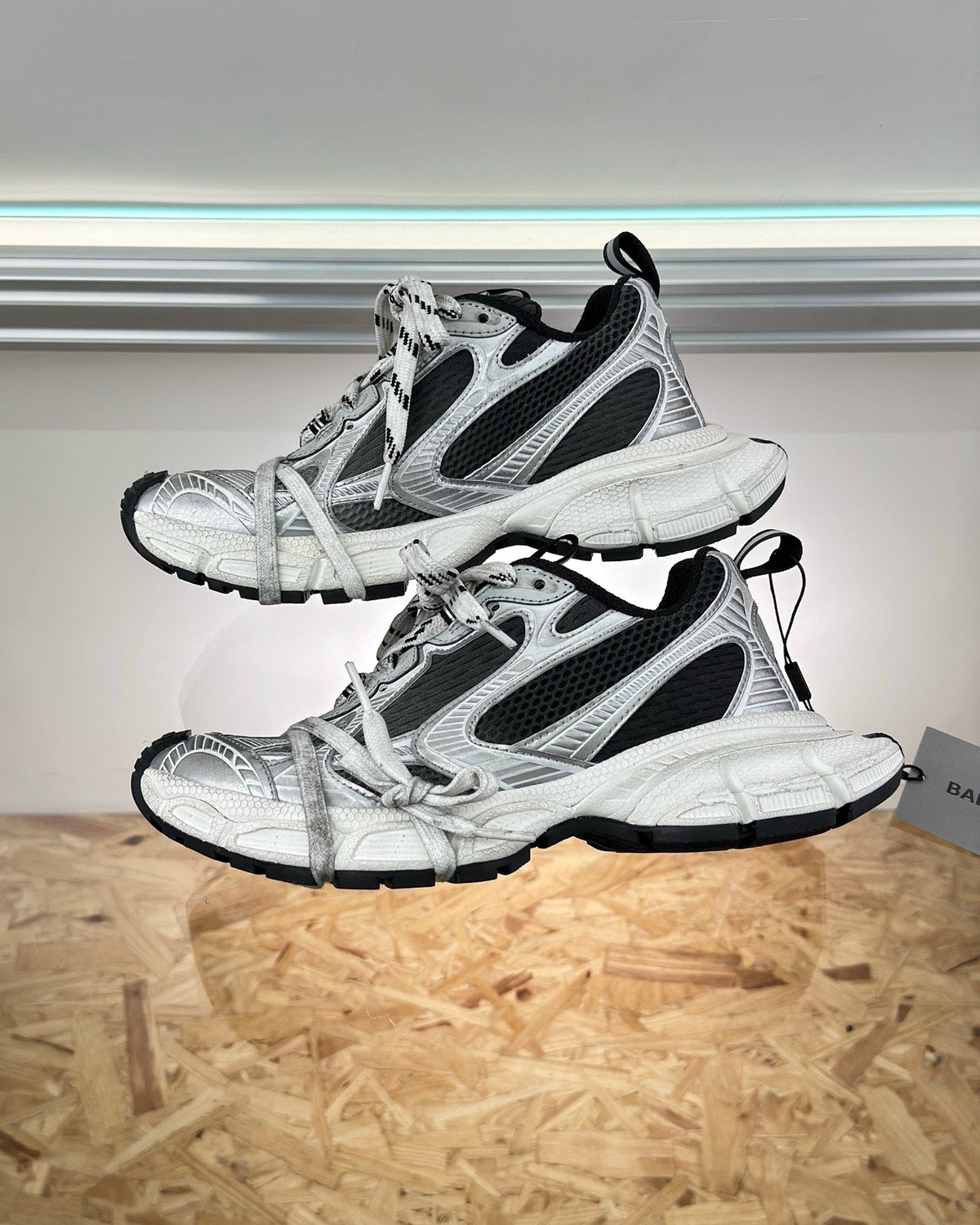 Panelled Runner White Sneakers