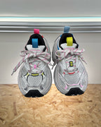 Multicolour Distressed Mesh Sneakers