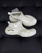 Cream Leather Moulded Chunky - Men's