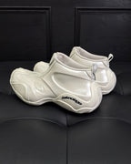 Cream Leather Moulded Chunky - Men's