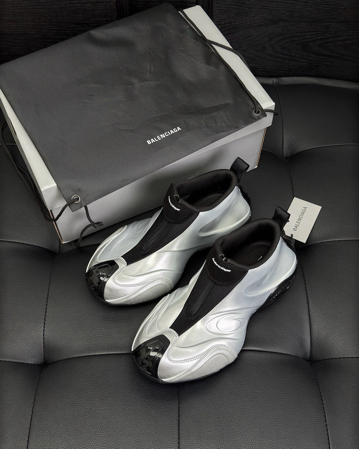 Cream Leather Moulded Chunky - Men's