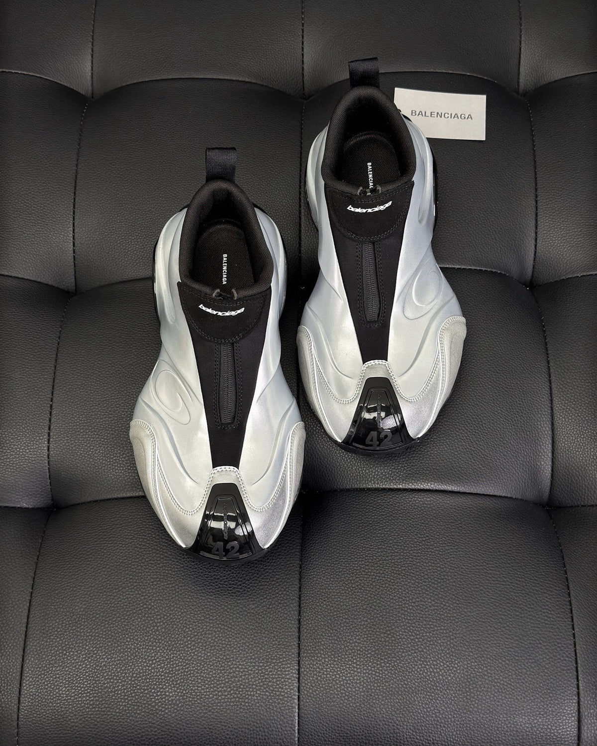 Cream Leather Moulded Chunky - Men's