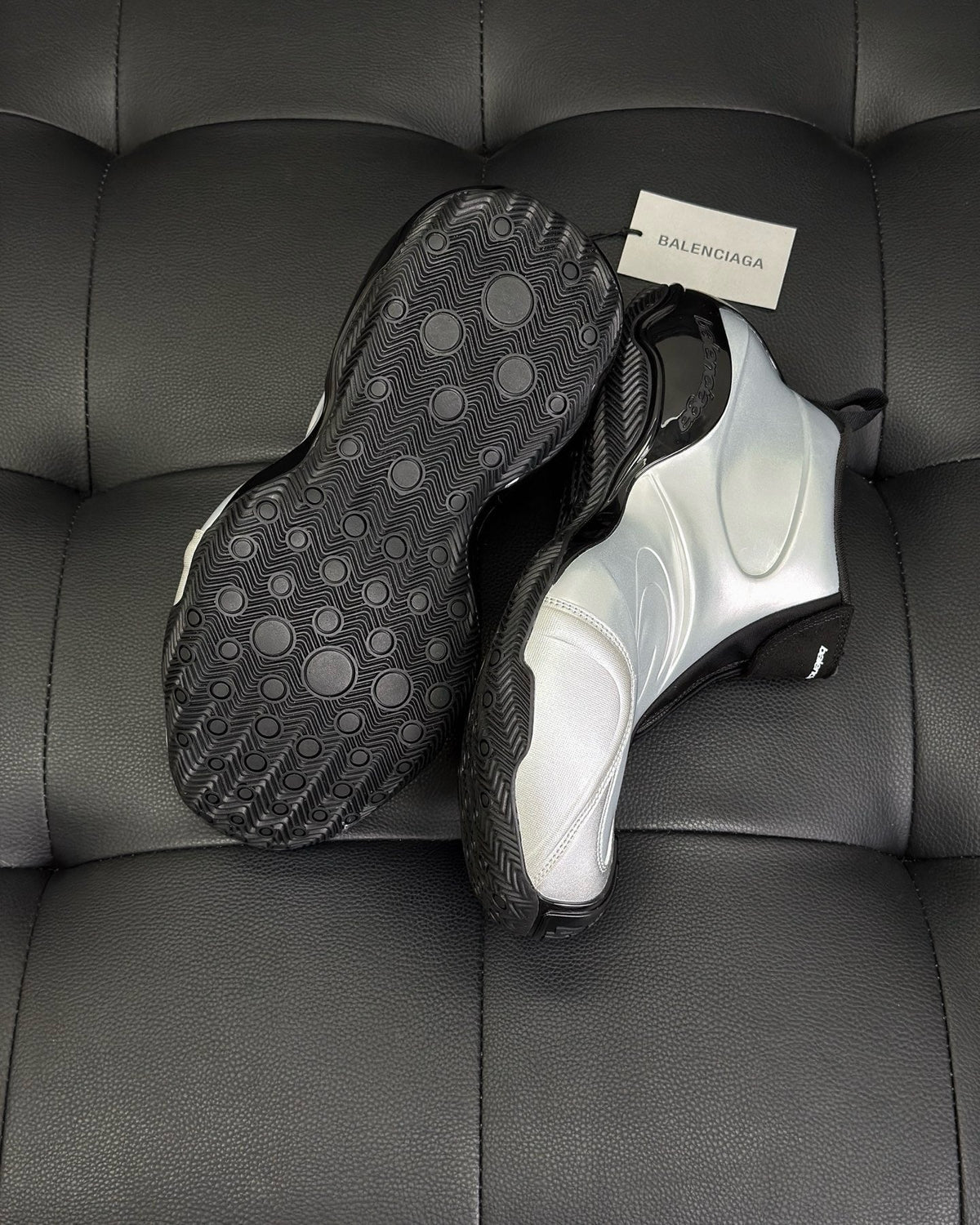 Cream Leather Moulded Chunky - Men's