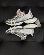 Graffiti Logo Distressed Sneakers