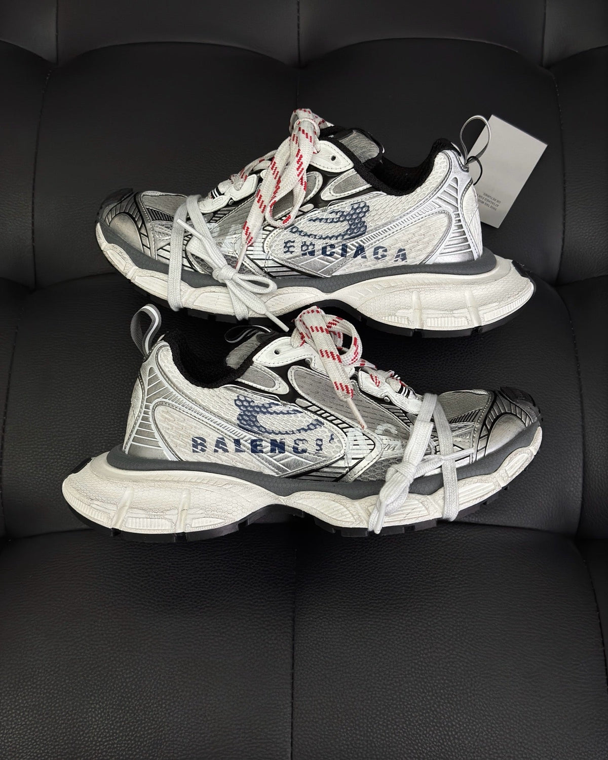 Caged Panel Runner Pink Sneakers