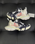 Graffiti Logo Distressed Sneakers