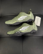 Green Suede Runner Sneakers