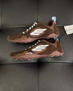 Green Suede Runner Sneakers