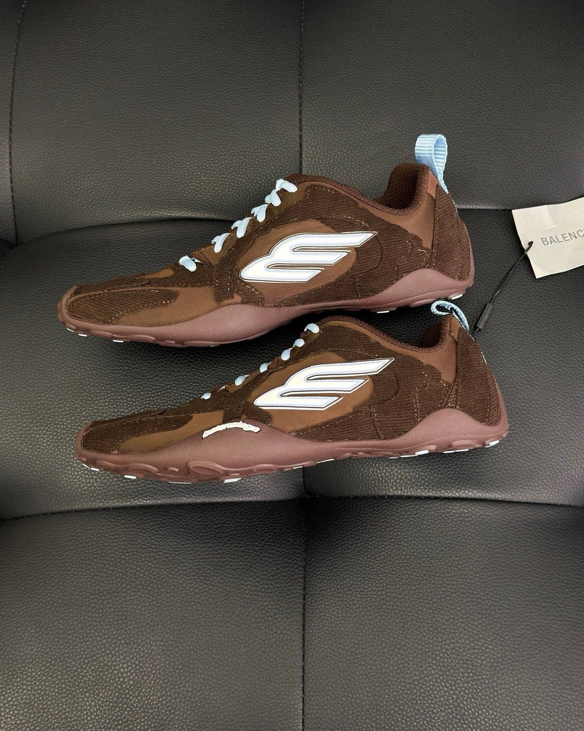 Green Suede Runner Sneakers