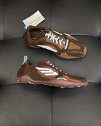 Green Suede Runner Sneakers