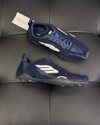 Green Suede Runner Sneakers