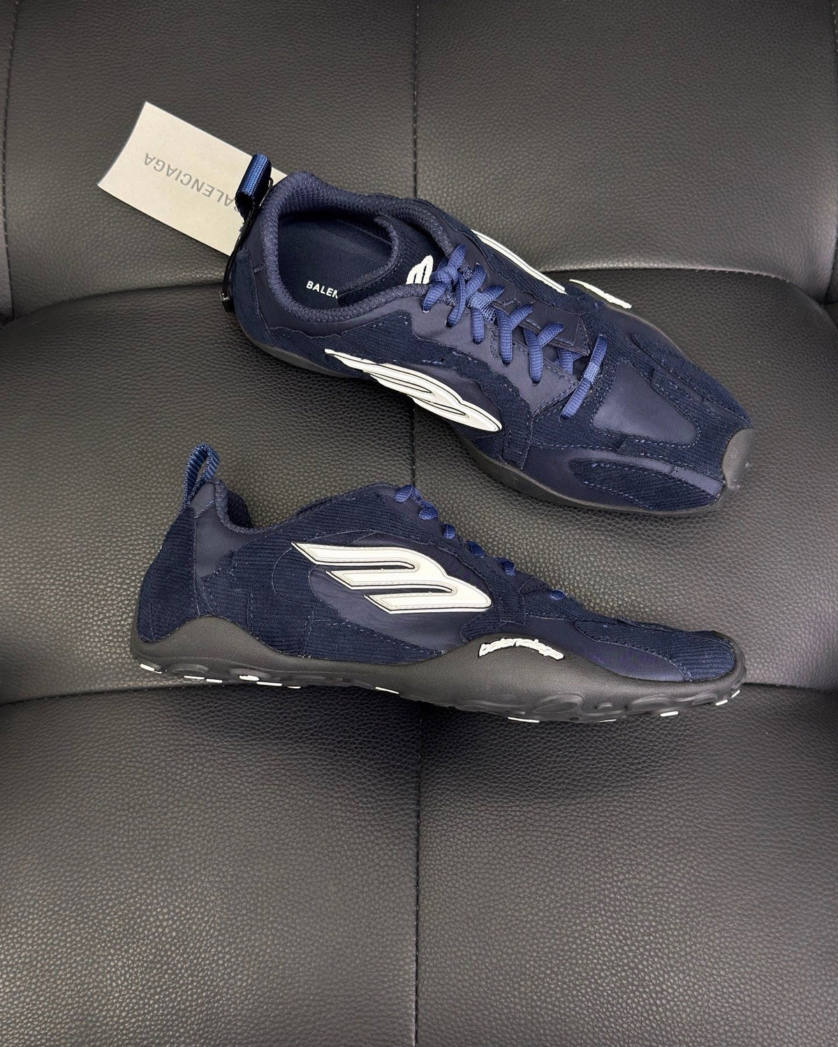 Green Suede Runner Sneakers