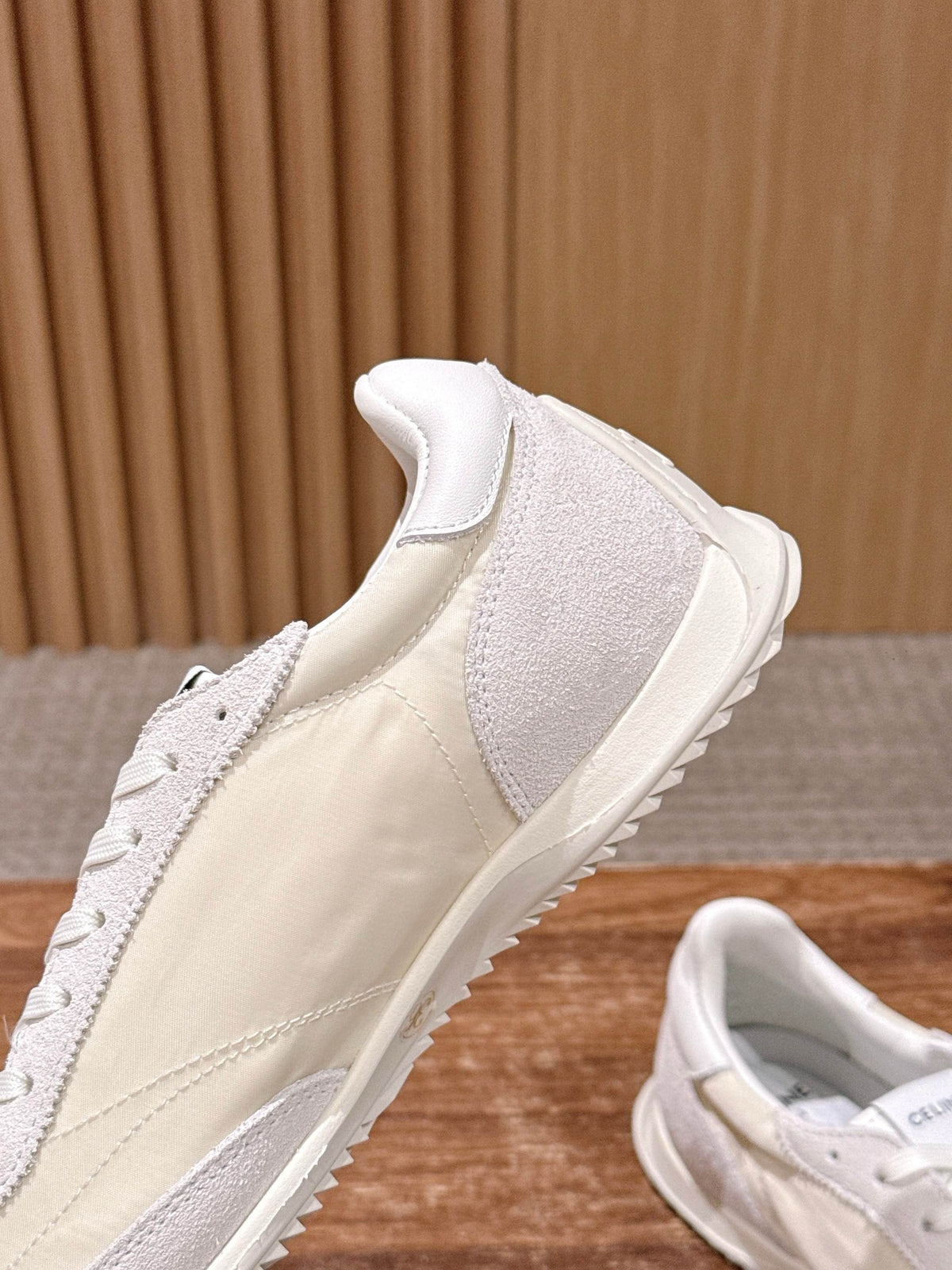 White Leather Cupsole Low-Top - Women's