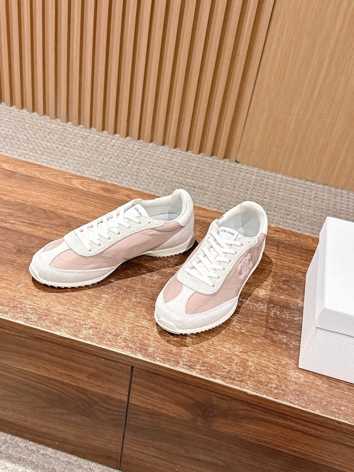 White Leather Cupsole Low-Top - Women's